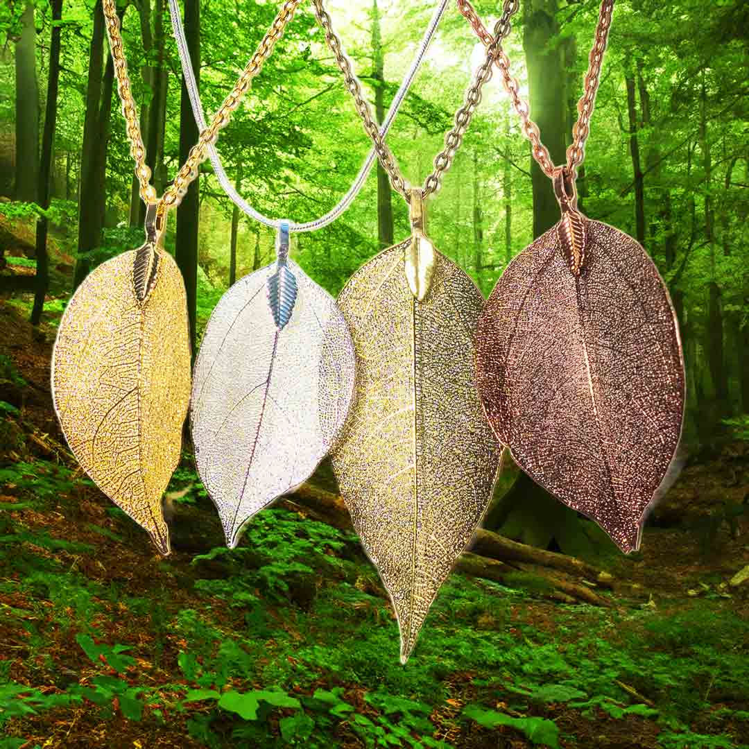 Birch Leaf Necklace