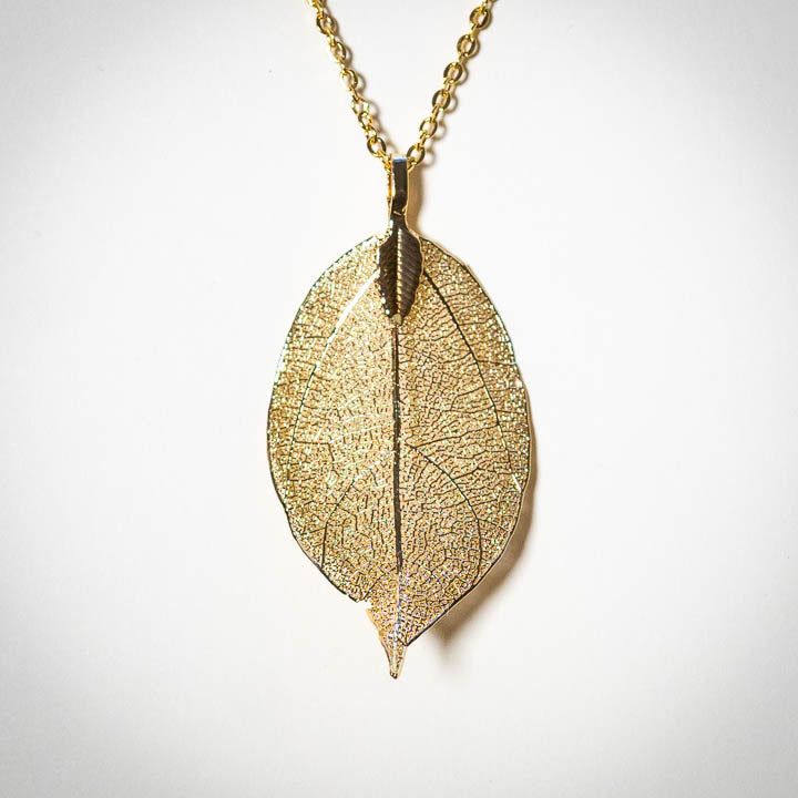 Birch Leaf Necklace