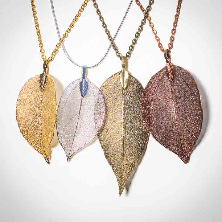 Birch Leaf Necklace