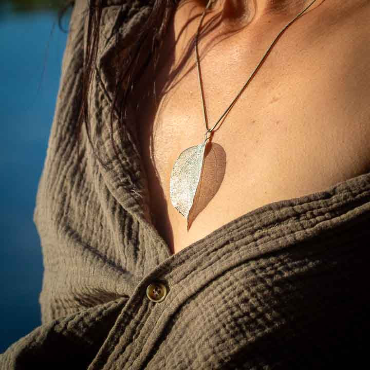 Birch Leaf Necklace