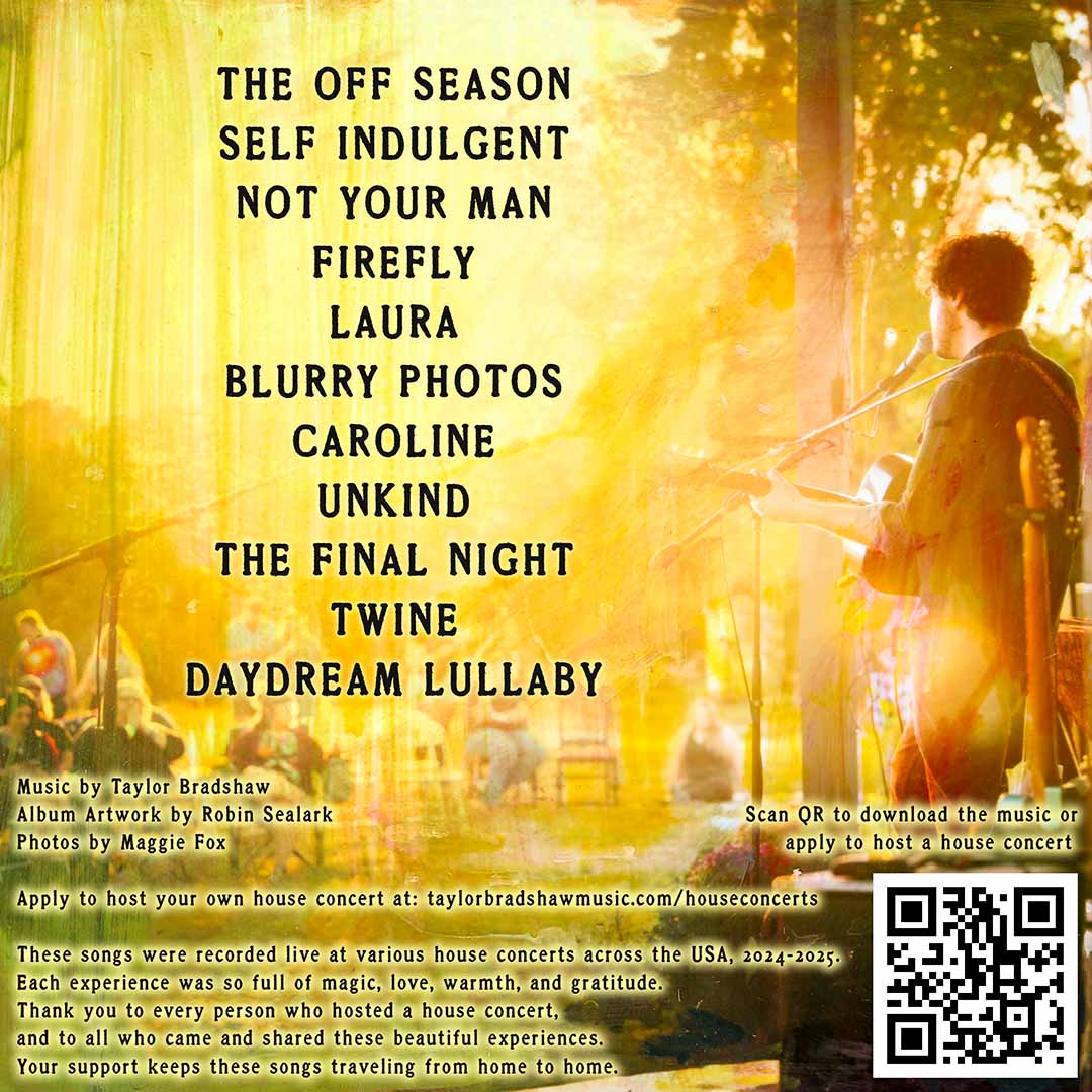 The House Concert Tapes - Signed CD