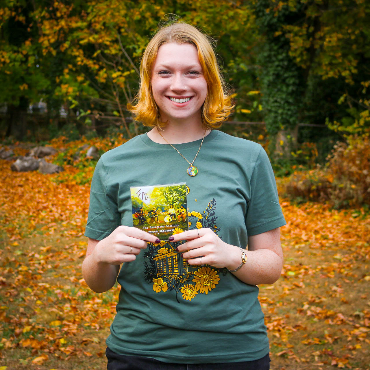 Wildflower Necklace + Tee + CD Bundle